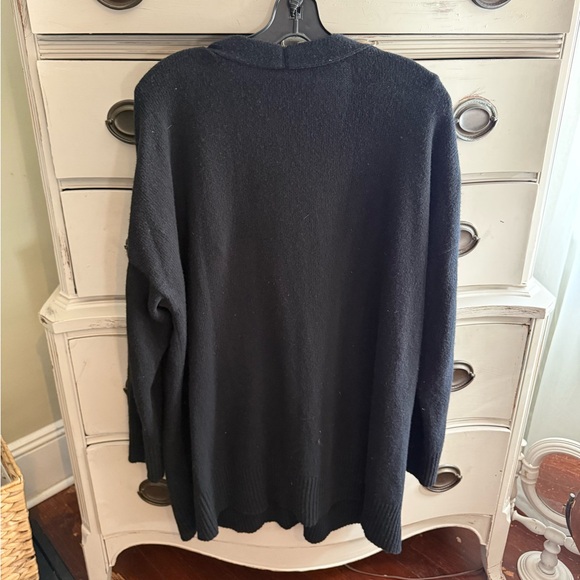 Eileen Fisher Cotton Recycled Cashmere Long Button Up Cardigan Sweater L - Picture 6 of 8